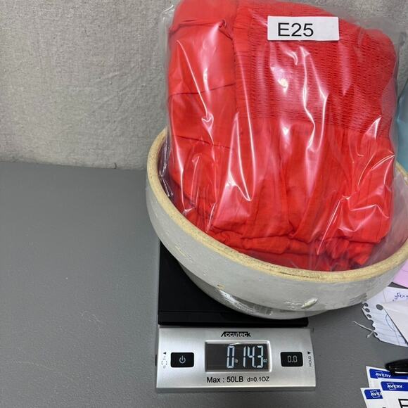 NWT On 34th Womens Red Midi Dress Size 3X Ruched Vibrant Sundress Picnic Beach - Picture 13 of 13